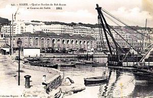 Alger - Quai - Bastion de Bab-Azoun et Caserne des Isoles - 1911
